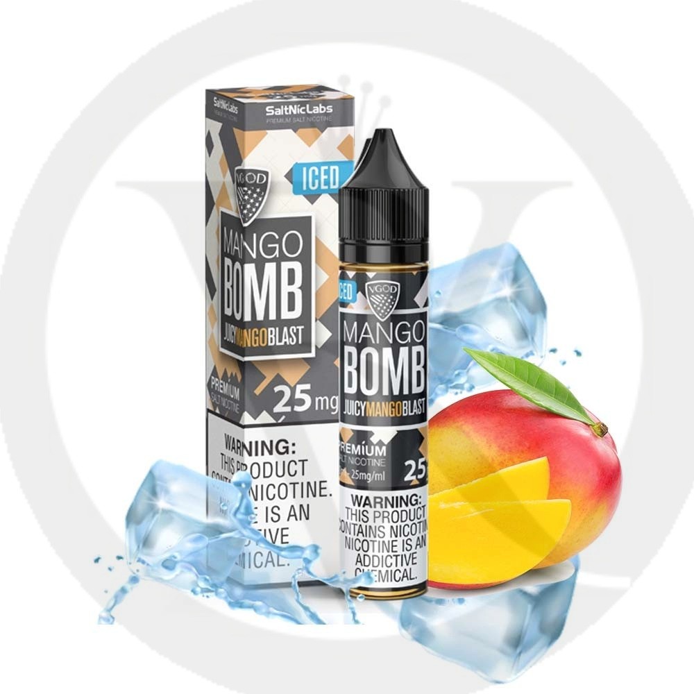 VGOD SALTNIC ICED MANGO BOMB 30ML BEST ONLINE SHOP UAE VGOD SALTNIC ICED MANGO BOMB