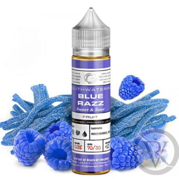 Blue Razz Sweet And Sour Glas Vapor