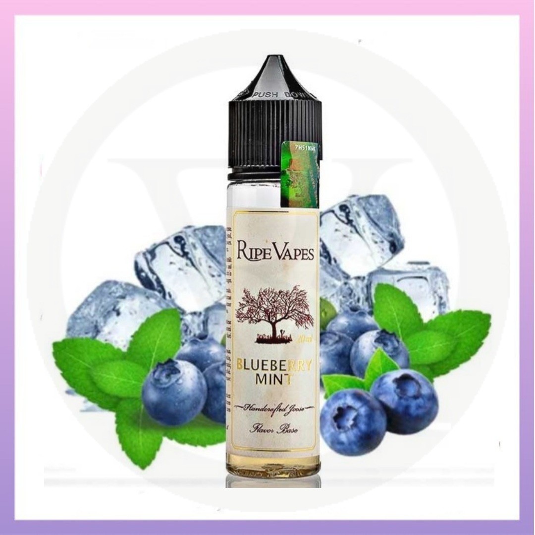 Blueberry Mint by Ripe vapes 60ml best online shop UAE Blueberry Mint by Ripe vapes 60ml