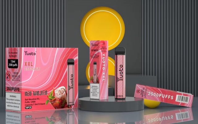 Yuoto Disposable XXL Vape 2500 Puffs Red Mojito