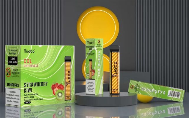 Yuoto Disposable XXL Vape 2500 Puffs Strawberry Kiwi