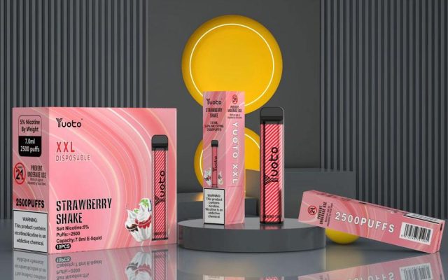 Yuoto Disposable XXL Vape 2500 Puffs Strawberry Shake