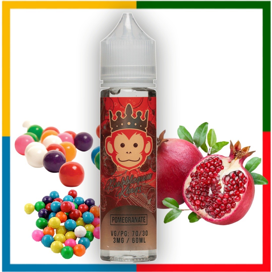 Bubblegum kings Pomegranate dr. vapes 60ml best online UAE Bubblegum kings Pomegranate dr. vapes