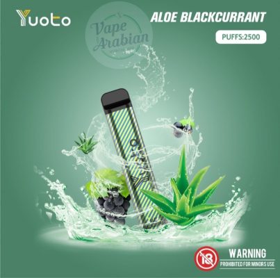 Yuoto Disposable XXL Vape - Aloe Blackcurrant