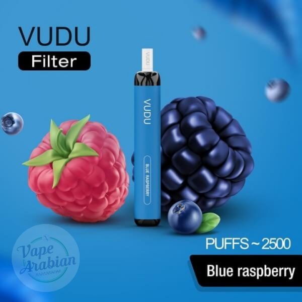 VUDU Filter 2500 Puffs Disposable Vape- Blue Raspberry