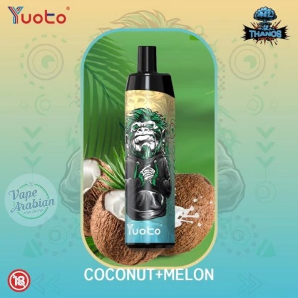 Yuoto Thanos Disposable pod 5000 Puffs- Coconut Melon