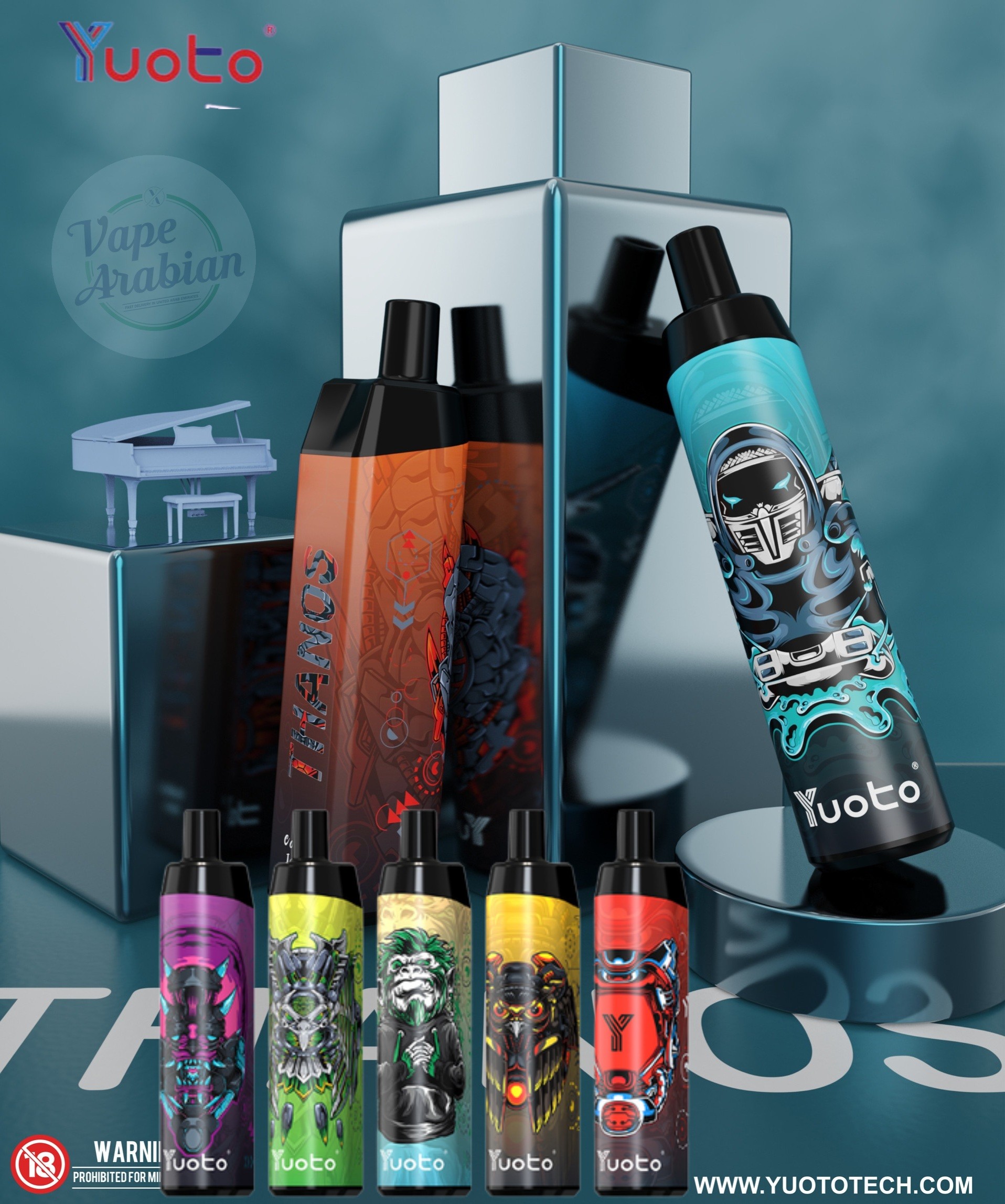 Yuoto Thanos Disposable pod 5000 Puffs Best Online Shop UAE Yuoto Thanos Disposable pod 5000 Puffs