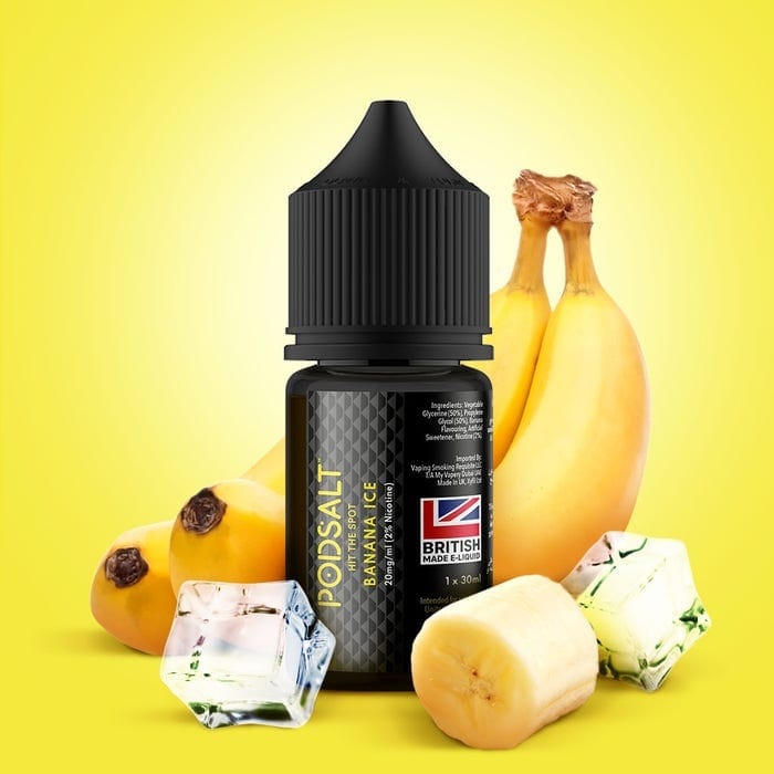 Pod Salt Banana Ice Salt Nic 30ml best online vape shop UAE Pod Salt Banana Ice Salt Nic