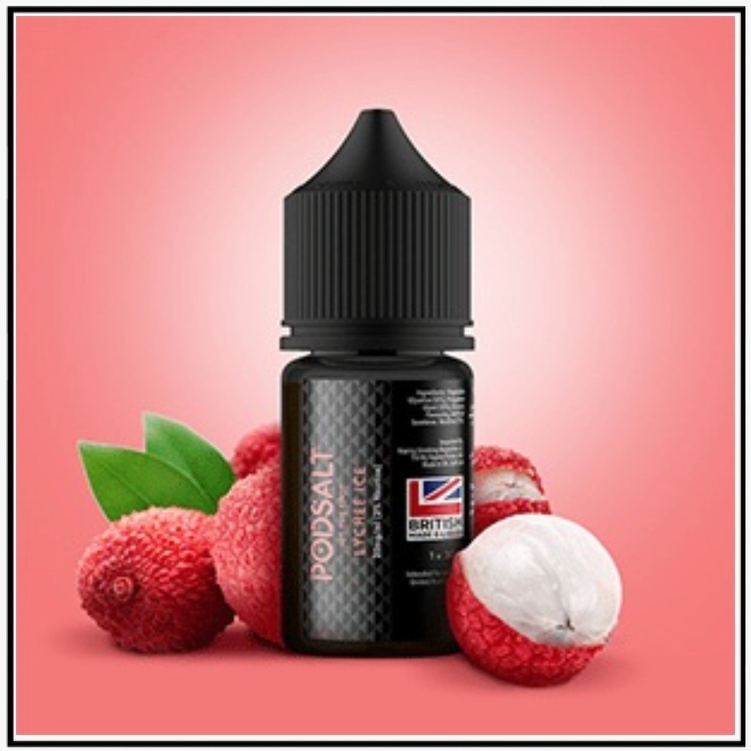 Pod Salt Lychee Ice Salt Nic 30ml best online vape shop UAE Pod Salt Lychee Ice Salt Nic
