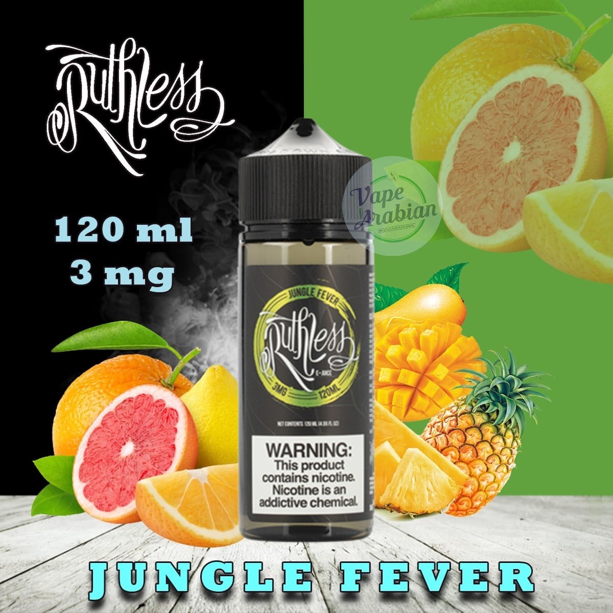 jungle fever by ruthless vapor 120ml jungle fever by ruthless vapor 120ml