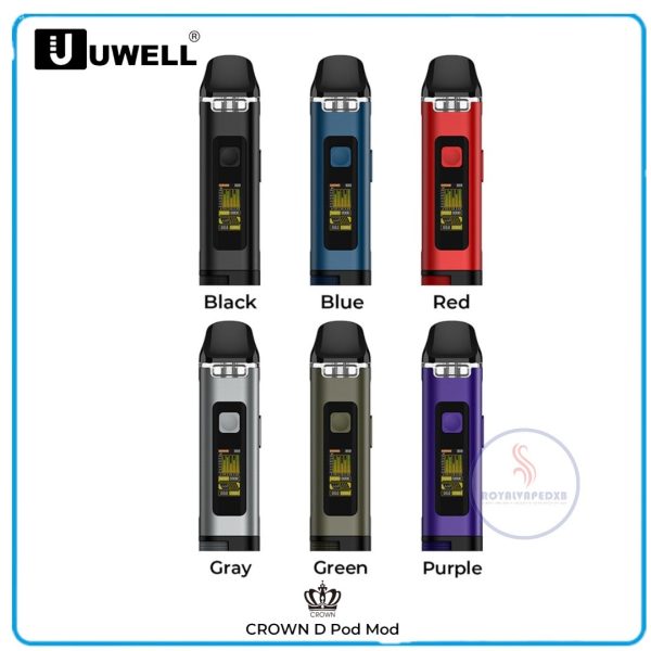 Uwell Crown D Pod Mod Kit 1100mAh 3ml In Dubai - Image 2