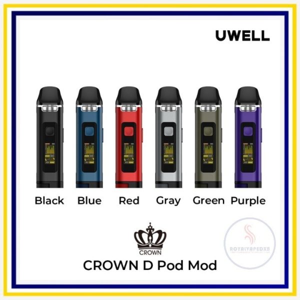 Uwell Crown D Pod Mod Kit 1100mAh 3ml In Dubai - Image 3