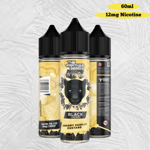 Dr Vapes 12mg Vape Liquid- Black Custard