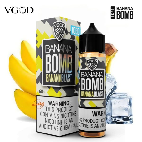 VGOD 60ml Vape Liquid- Iced Banana Bomb