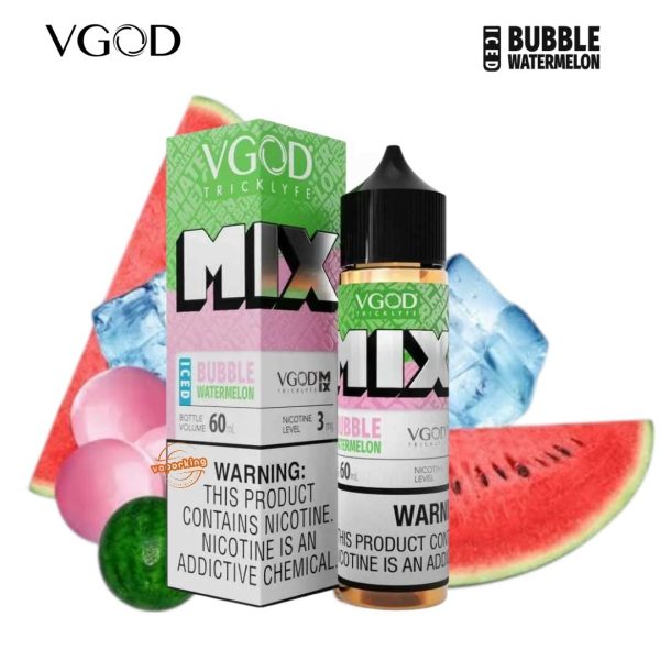 VGOD 60ml Vape Liquid- Iced Bubble Watermelon