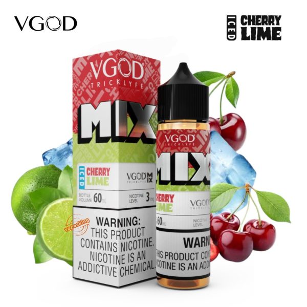 VGOD 60ml Vape Liquid- Iced Cherry Lime