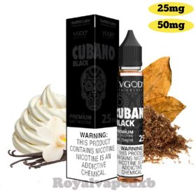 VGOD Salt Nic 30ml Vape Liquids- Cubano Black