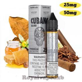 VGOD Salt Nic 30ml Vape Liquids- Cubano Silver