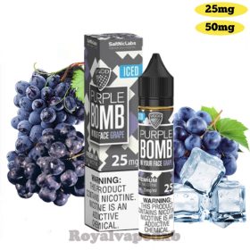 VGOD Salt Nic 30ml Vape Liquids- Iced Purple Bomb
