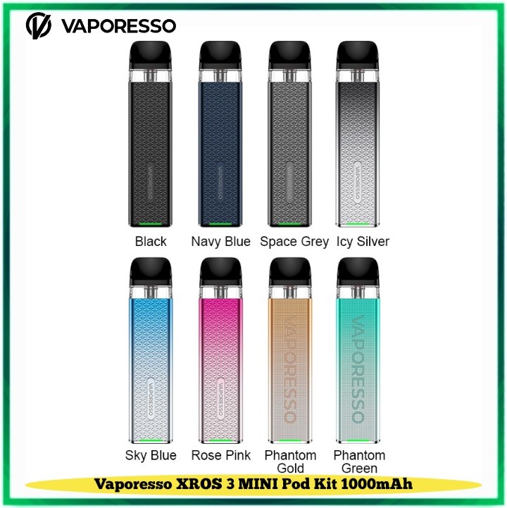 how many puffs in a vaporesso pod Vaporesso XROS 3 Mini Pod Kit Best Online Vape Shop UAE