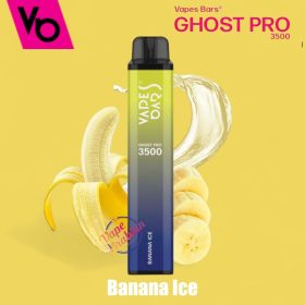 Vapes Bars Ghost Pro 3500 Puffs- Banana Ice
