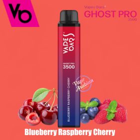 Vapes Bars Ghost Pro 3500 Puffs- Blueberry Raspbery Cherry