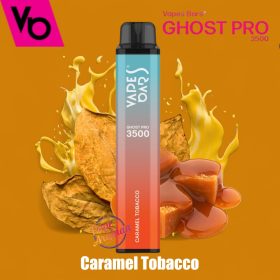 Vapes Bars Ghost Pro 3500 Puffs- Caramel Tobacco