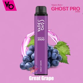 Vapes Bars Ghost Pro 3500 Puffs- Great Grape
