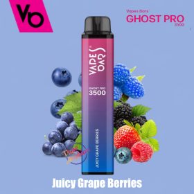 Vapes Bars Ghost Pro 3500 Puffs- Juicy Grape Berries
