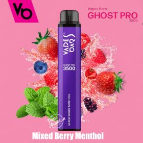 Vapes Bars Ghost Pro 3500 Puffs- Mixed Berry Menthol