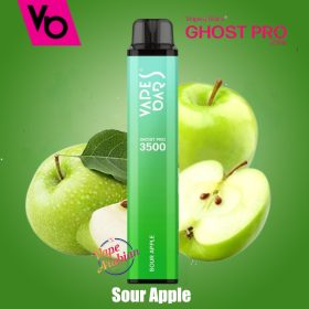 Vapes Bars Ghost Pro 3500 Puffs- Sour Apple