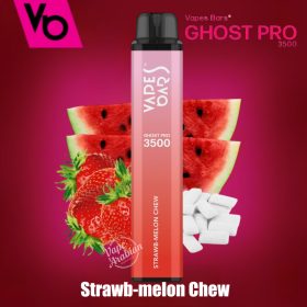 Vapes Bars Ghost Pro 3500 Puffs- Strawb Melon Chew