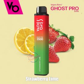 Vapes Bars Ghost Pro 3500 Puffs- Strawberry Lime