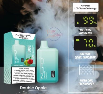 Nerd Fire Disposable Vape 8000 Puffs Advanced LCD Display Technology In UAE - Image 13