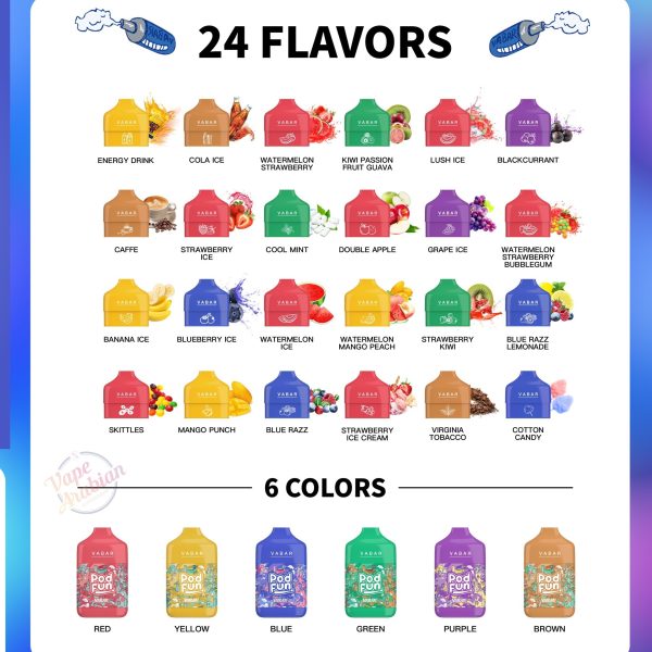 vabar pod fun disposable vape
