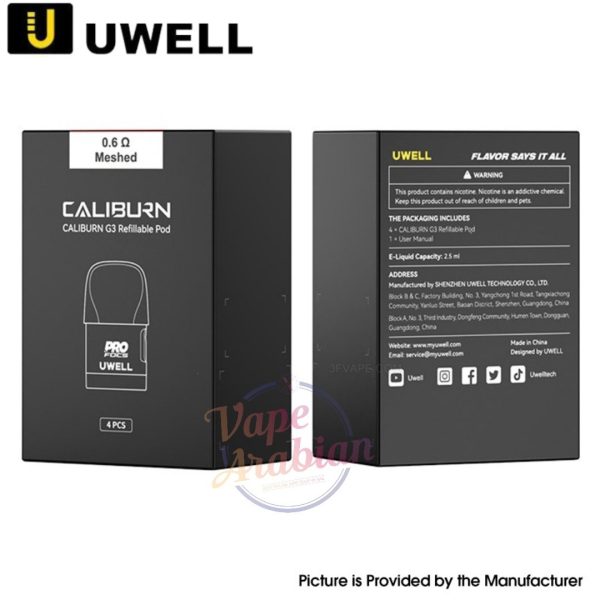 Uwell Caliburn G3 Pod Cartridge In UAE - Image 2