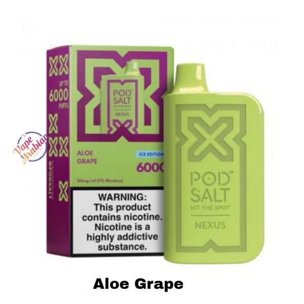 POD SALT NEXUS 6000 Puffs 20mg Disposable Vape Ice Edition In UAE - Image 9