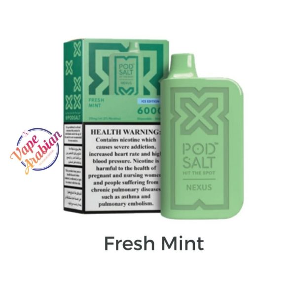 POD SALT NEXUS 6000 Puffs 20mg Disposable Vape Ice Edition In UAE - Image 10