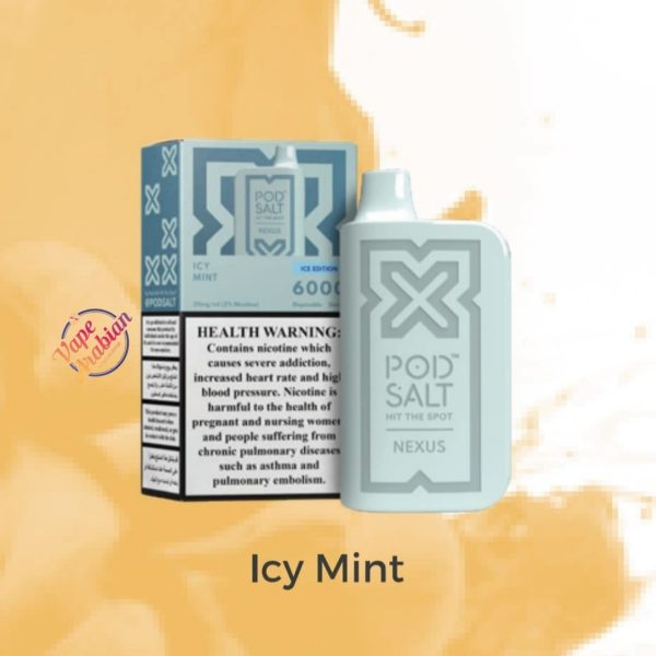 POD SALT NEXUS 6000 Puffs 20mg Disposable Vape Ice Edition In UAE - Image 12