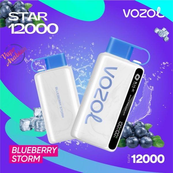 VOZOL STAR 12000 Puffs-Blueberry Storm