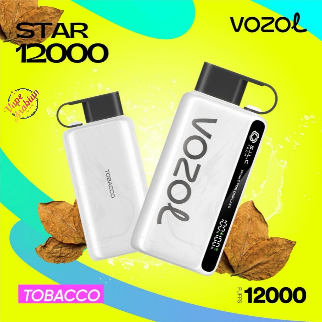 VOZOL STAR 12000 Puffs Best Online Vape Shop In UAE VOZOL STAR 12000 Puffs- Tobacco