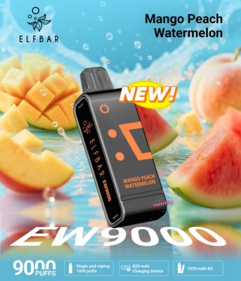 Elf Bar EW9000 Replacement Pods- Mango Peach Watermelon