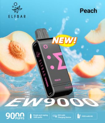 Elf Bar EW9000 Replacement Pods- Peach