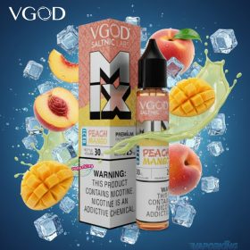 VGOD Iced Mix Series Salt 30ml- Iced Peach Mango