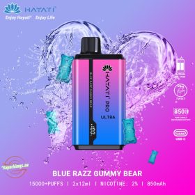 Hayati Pro Ultra 15000 Puffs- Blue Razz Gummy Bear