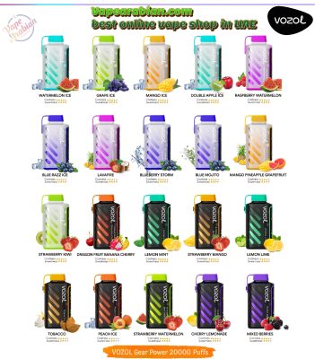 VOZOL Gear Power 20000 Puffs Disposable Vape In UAE - Image 22