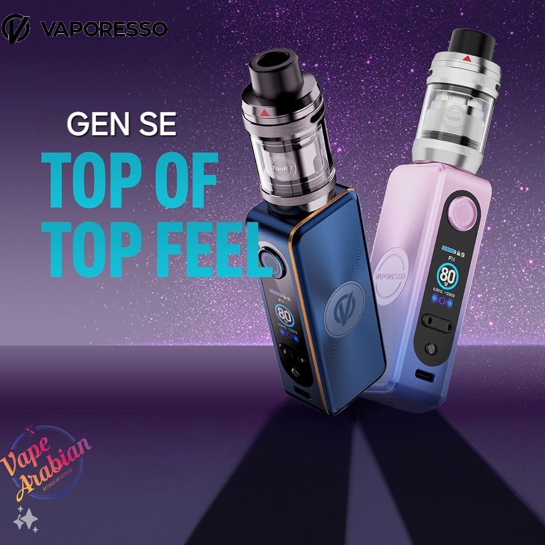 Vaporesso-GEN-SE-Vape-Kit.jpg Vaporesso GEN SE Vape Kit 80W With iTank T Atomizer 3ml In UAE - Image 1