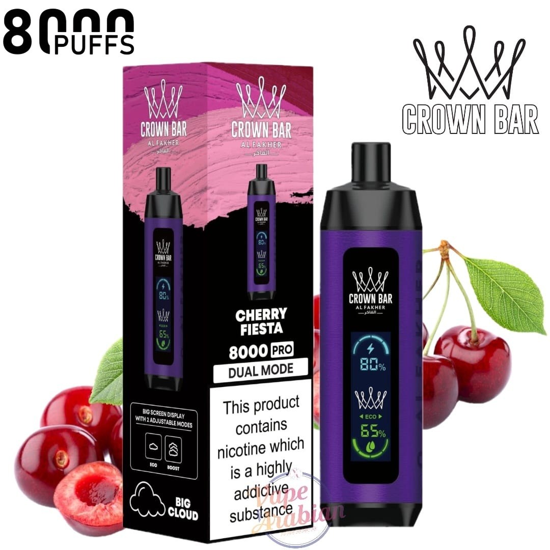 Best Buy Crown Bar Al Fakher 8000 Pro Disposable Vape In UAE
