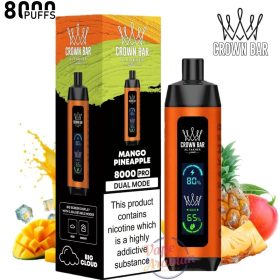 Crown Bar Al Fakher 8000 Pro DTL 8000Puffs Dual Mode Disposable Vape In UAE - Image 5