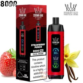Crown Bar Al Fakher 8000 Pro DTL 8000Puffs Dual Mode Disposable Vape In UAE - Image 3